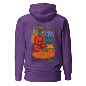 Official TrippyFam Hoodie – Honey Bear Back Graphic