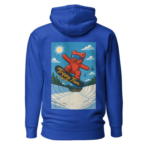 Official TrippyFam Hoodie – Half Pipe Snowboard Bear - Image 9