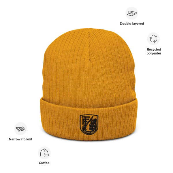 TrippyFam Crest Beanie | Streetwear Knit Hat - Image 3