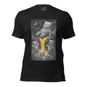 Cosmic Honey Bear Tee | Trippy Space Graphic Shirt