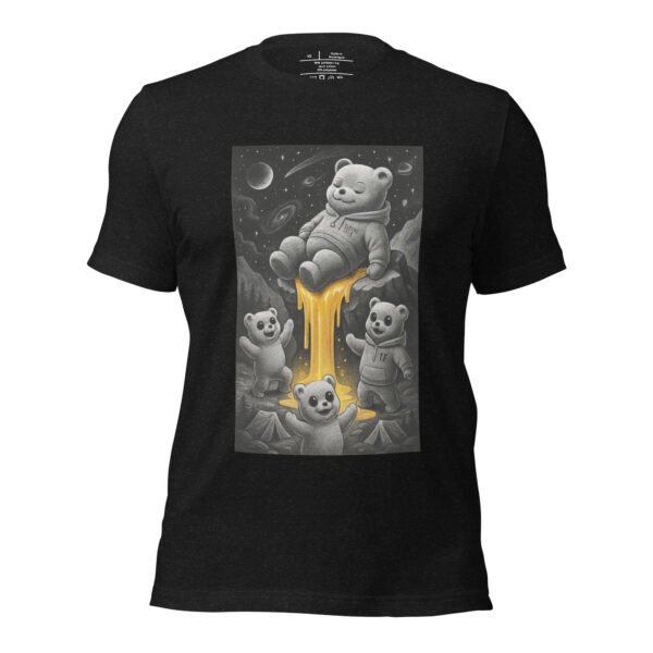 Cosmic Honey Bear Tee | Trippy Space Graphic Shirt
