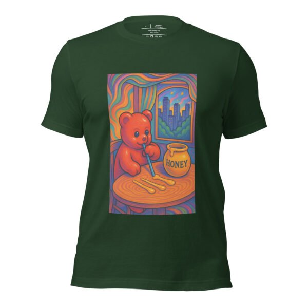 Trippy Bear Honey Tee | Psychedelic Streetwear - Image 13