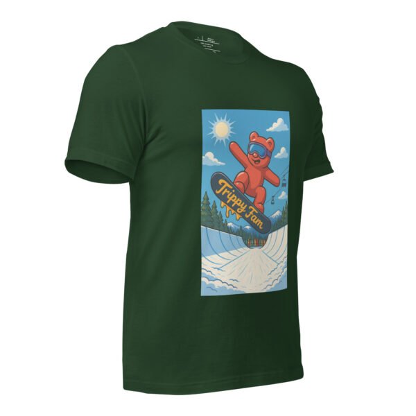 Trippy Bear Snowboard Tee | Psychedelic Ski & Snowboard Shirt - Image 14