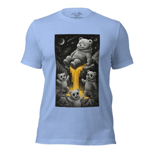 Cosmic Honey Bear Tee | Trippy Space Graphic Shirt - Image 16
