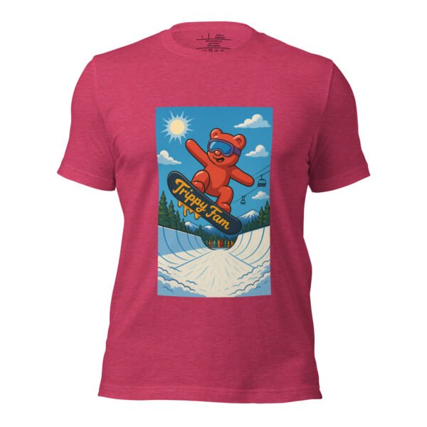 Trippy Bear Snowboard Tee | Psychedelic Ski & Snowboard Shirt - Image 16
