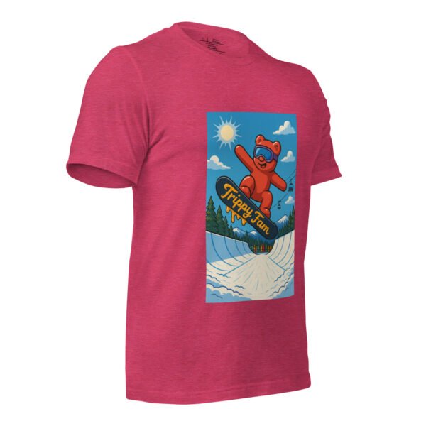 Trippy Bear Snowboard Tee | Psychedelic Ski & Snowboard Shirt - Image 17