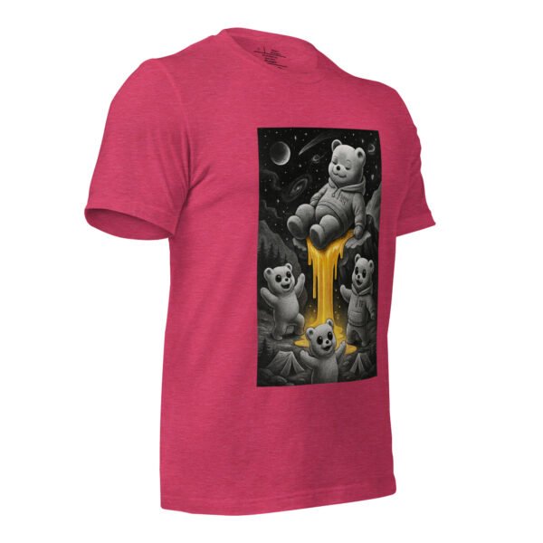 Cosmic Honey Bear Tee | Trippy Space Graphic Shirt - Image 14