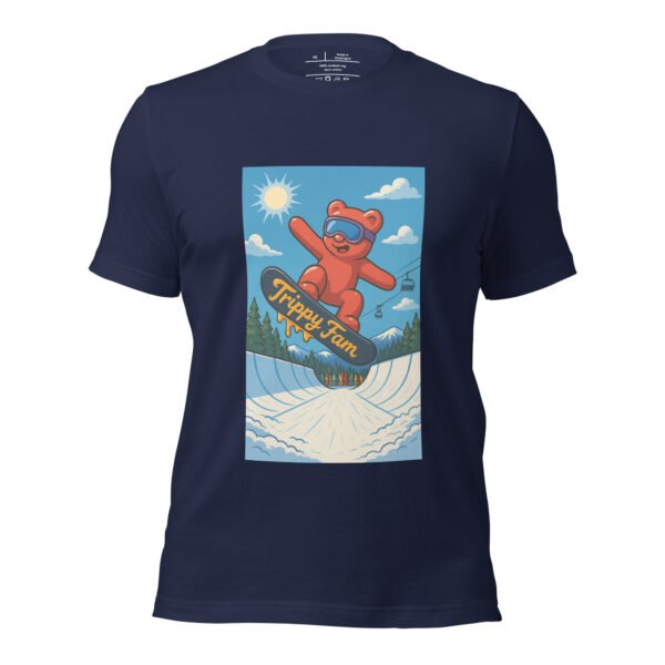 Trippy Bear Snowboard Tee | Psychedelic Ski & Snowboard Shirt - Image 10