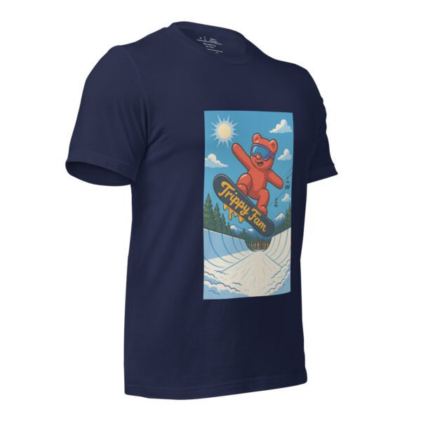 Trippy Bear Snowboard Tee | Psychedelic Ski & Snowboard Shirt - Image 11