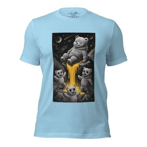 Cosmic Honey Bear Tee | Trippy Space Graphic Shirt - Image 19