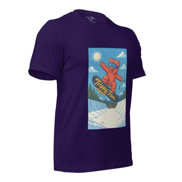 Trippy Bear Snowboard Tee | Psychedelic Ski & Snowboard Shirt - Image 9