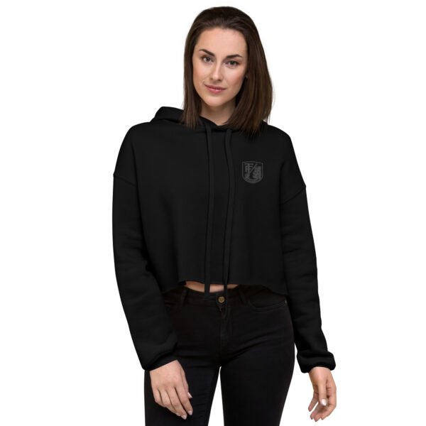 Cosmic Honey Bear Crop Hoodie | Women’s Trippy Streetwear