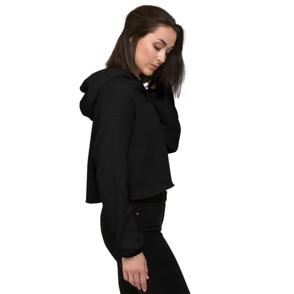 Cosmic Honey Bear Crop Hoodie | Women’s Trippy Streetwear - Image 3