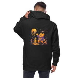 Trippy Fam Cosmic Planet fleece zip up hoodie