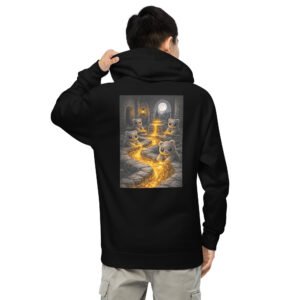 Unisex Castle Honey River midweight hoodie