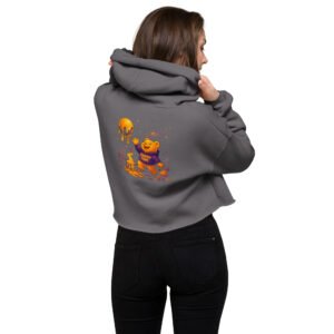 Trippy Fam Cosmic Planet Crop Hoodie