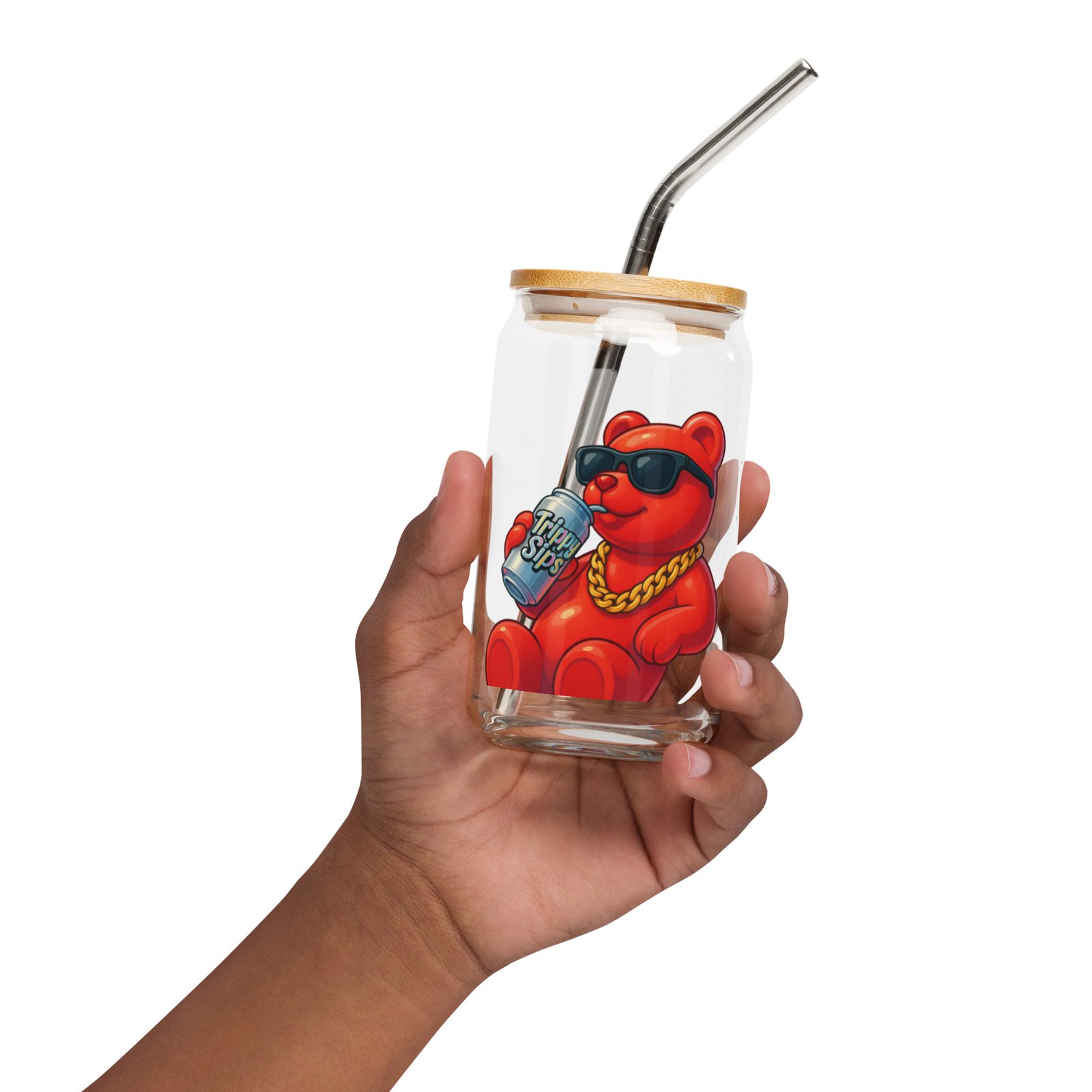 Can-shaped Sips glass