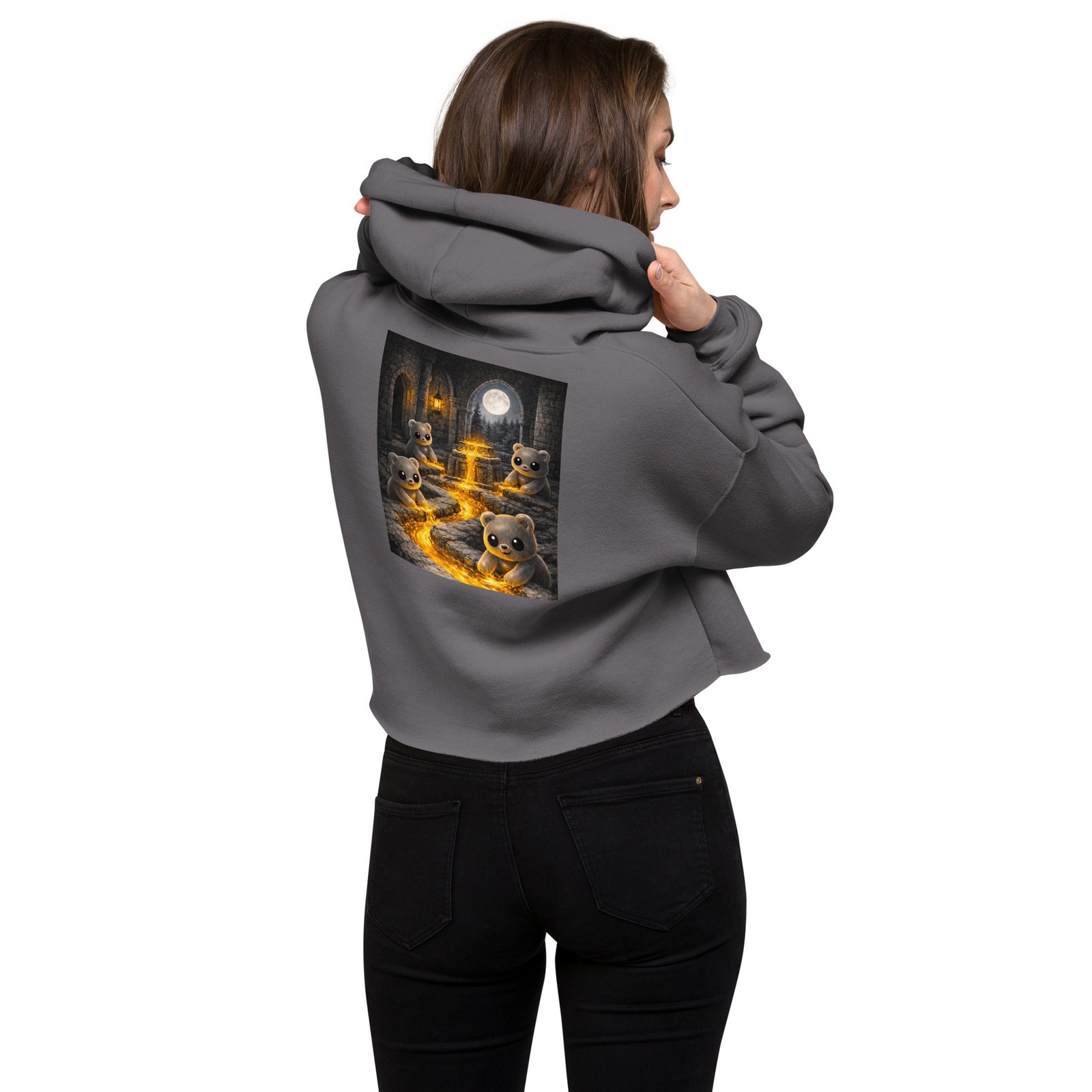 Castle Honey River Woman's Crop Hoodie - Image 14